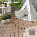 WPC Supplier Cheap Outdoor Teak Durable Non Slip Easy Install DIY Courtyard Gazebo External Floor Tile with Bangladesh Price